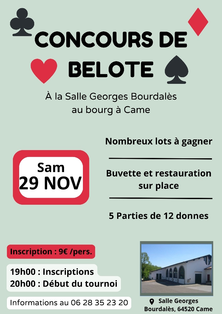 Tournoi de belote